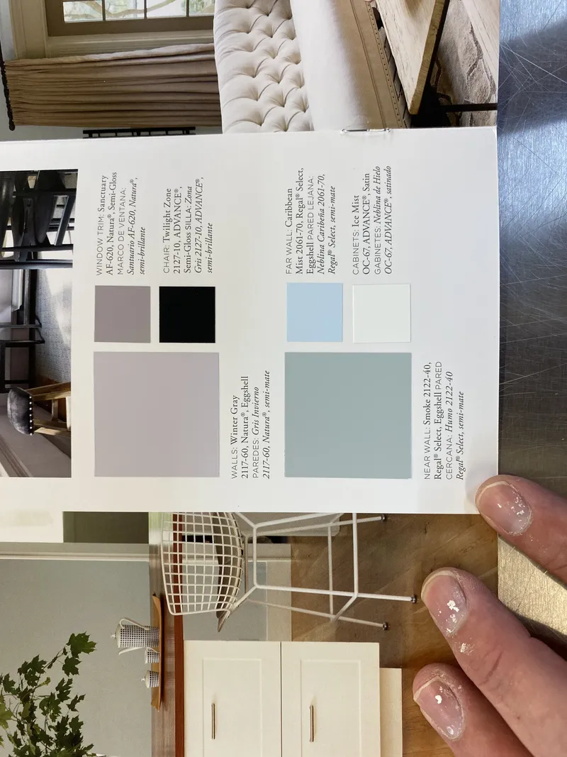I Picked the grey/blue/white section