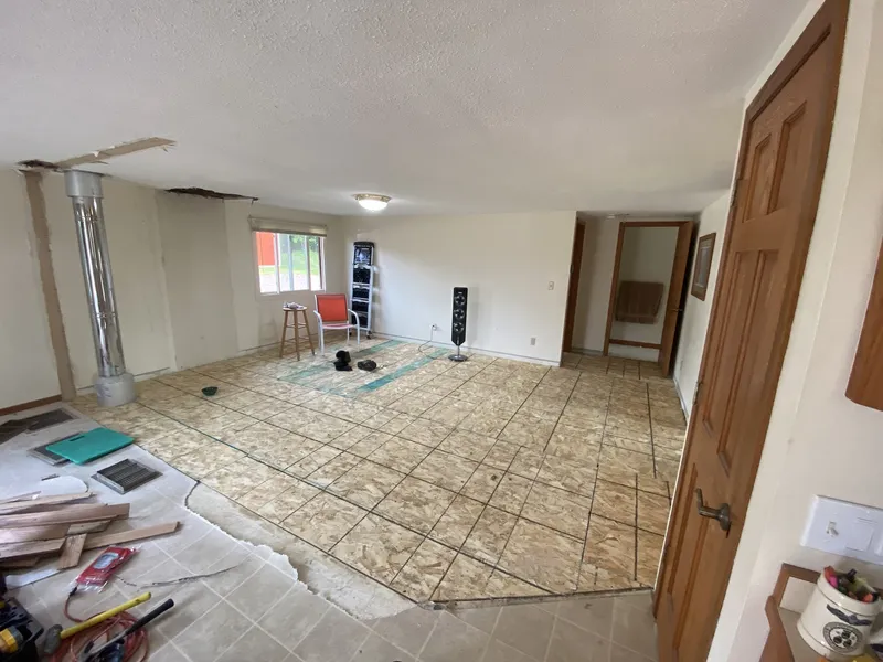 New floor here and in Master bedroom