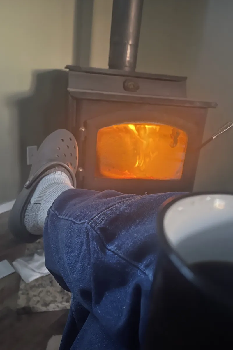 -9 degrees outside. Warm and toasty here.