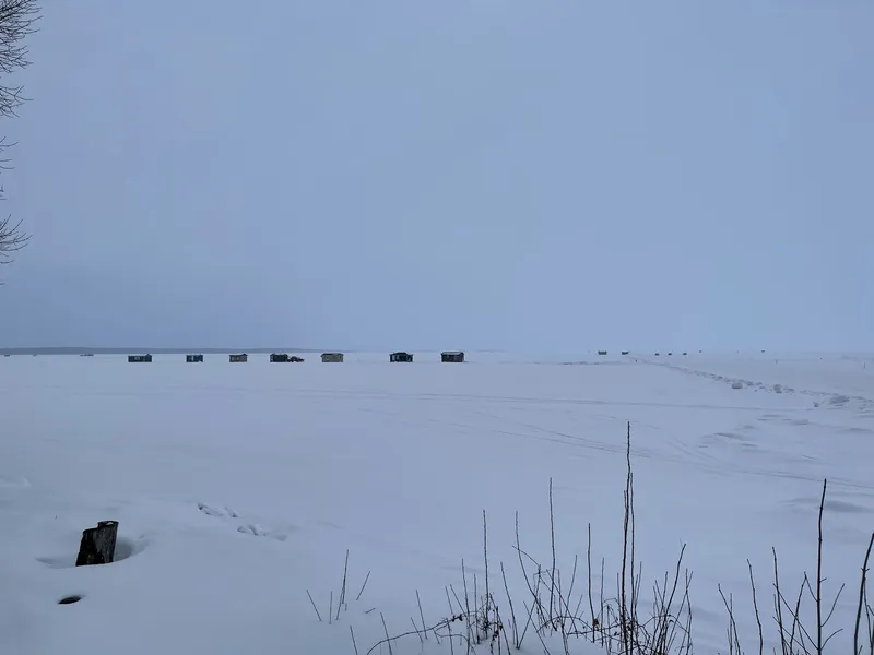 Fish House Villages on Mille Lacs